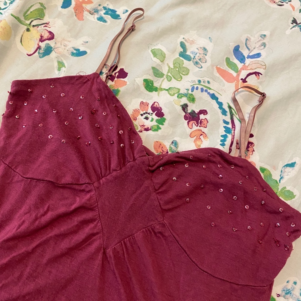 American Rag beaded tank